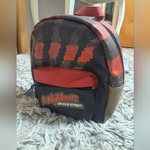 NWT Nightmare On Elm Street Mini Backpack!